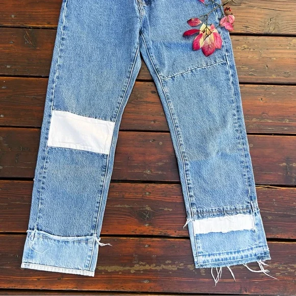 CURRENT ELLIOT FRAYED HEM HIGH RISE JEANS SIZE 26 - Picture 11 of 14